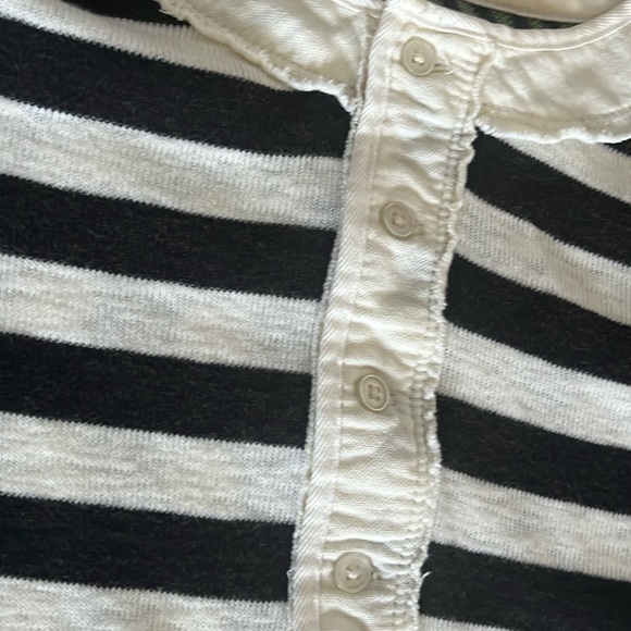 We the Free - Give Me Stripes Henley Long Sleeve Top - Size Small - Picture 6 of 16